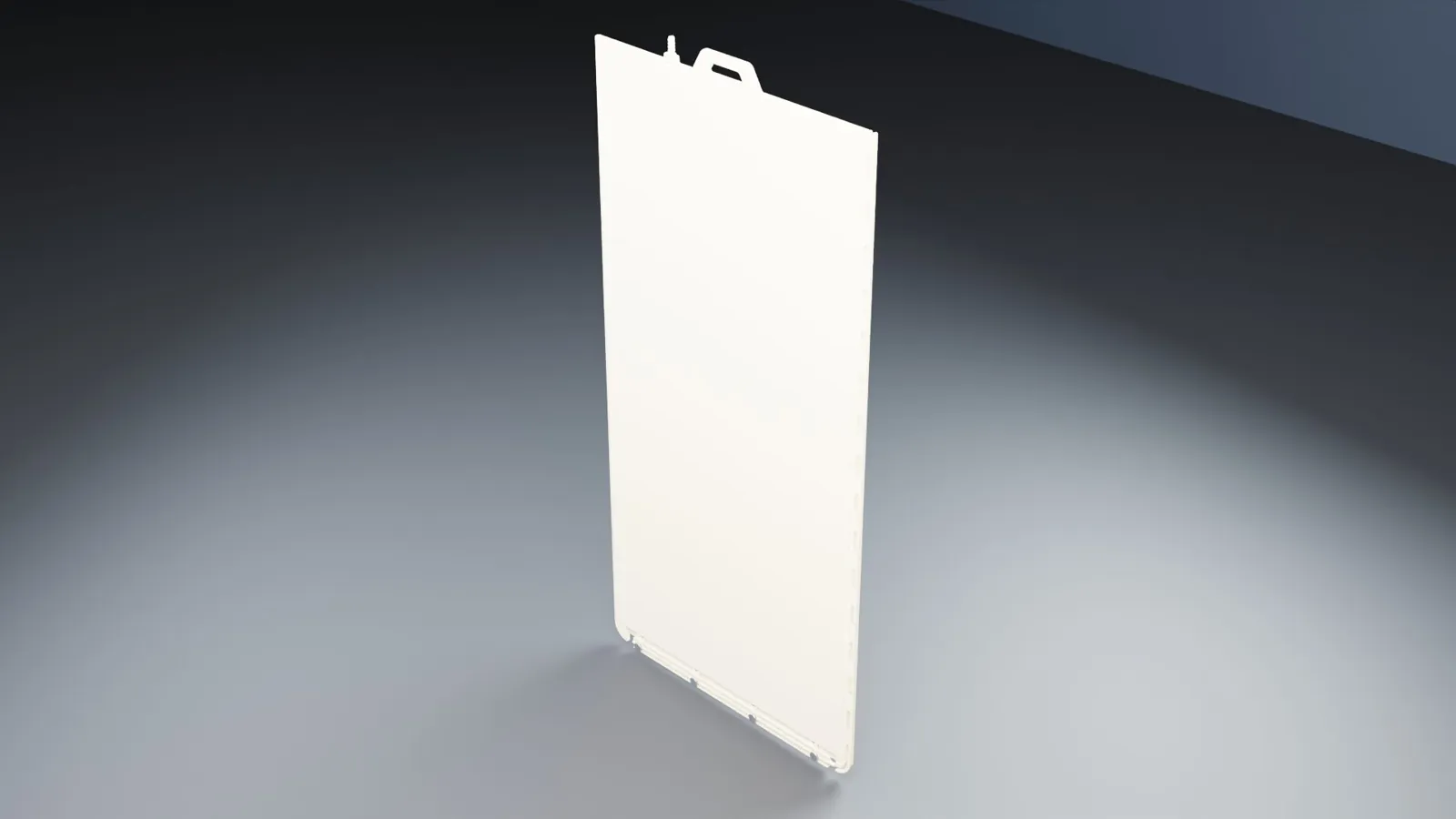 Flat-sheet membrane plate