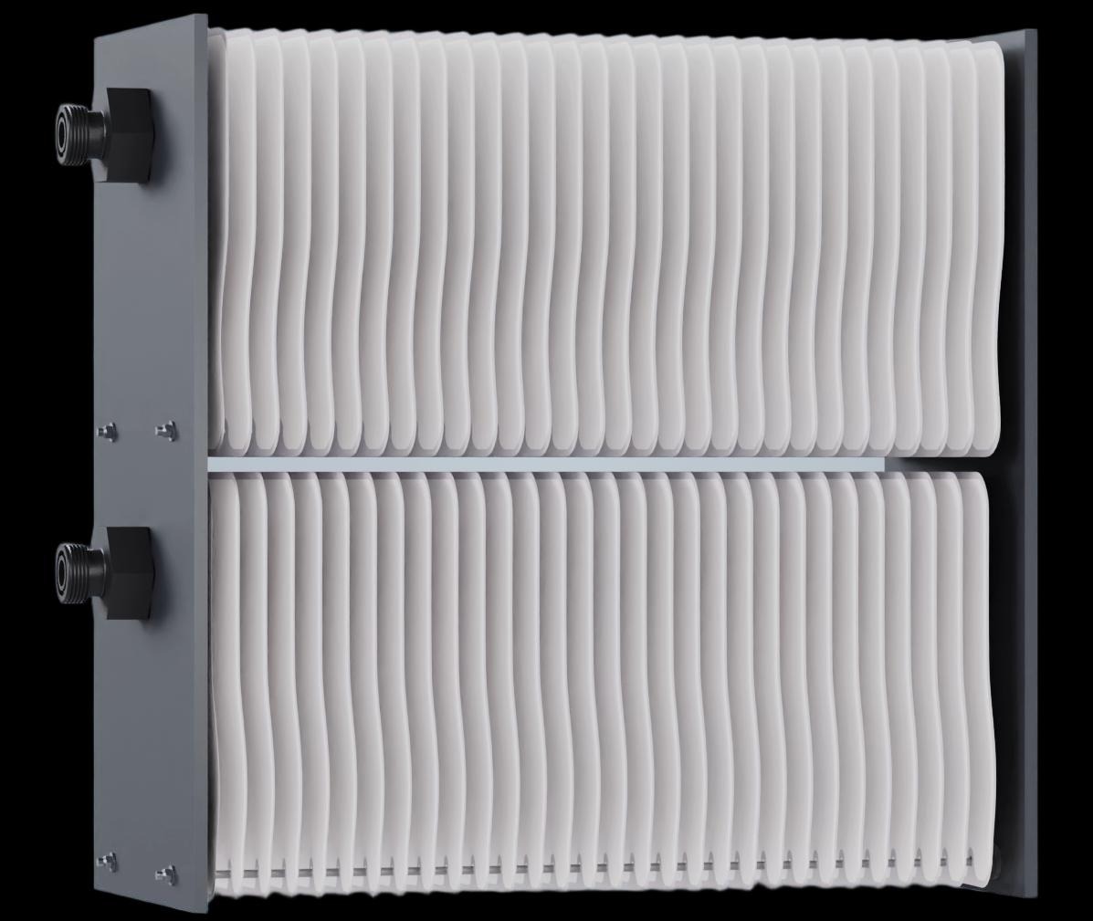 Scrub UF membrane cassette.